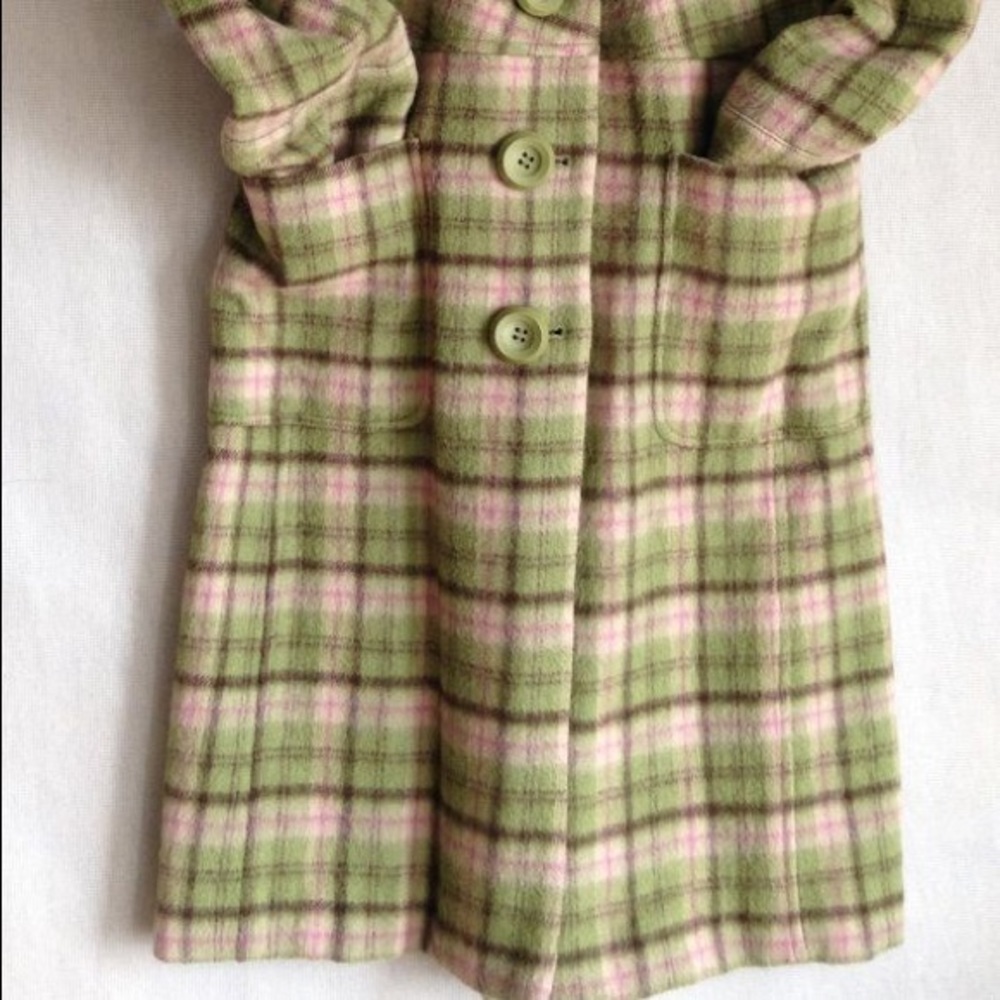 Lux Long Plaid Coat - Picture 4 of 4